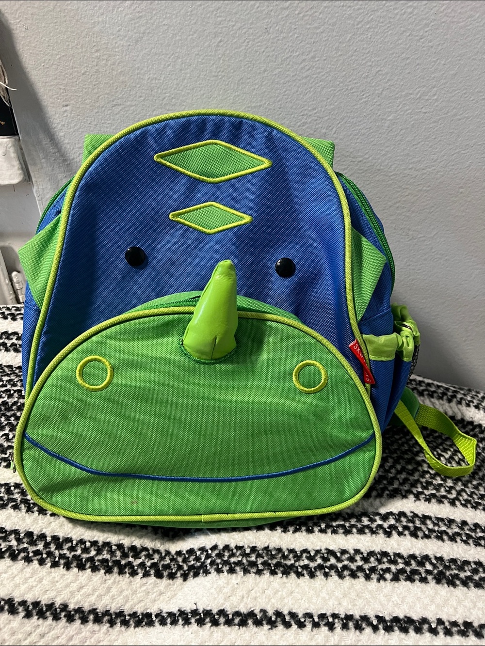Skip Hop Kids Dinosaur Backpack in Blue and Green